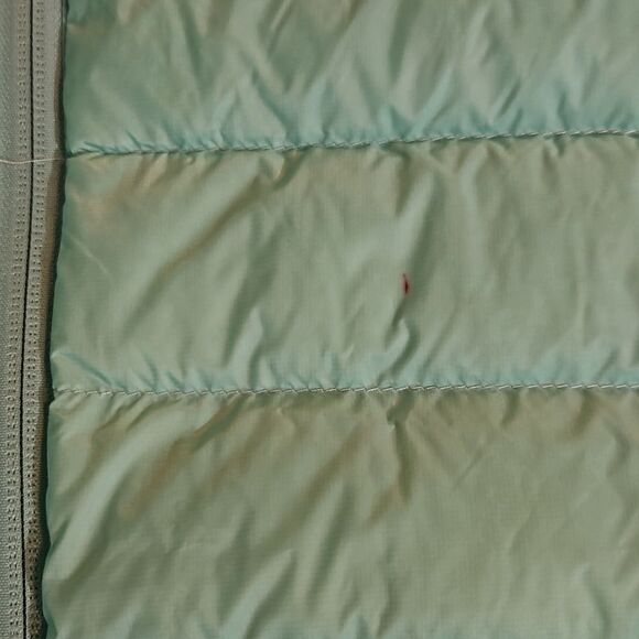 Eddie Bauer aqua down filled puffer coat Childs size 14-16 - Picture 12 of 15